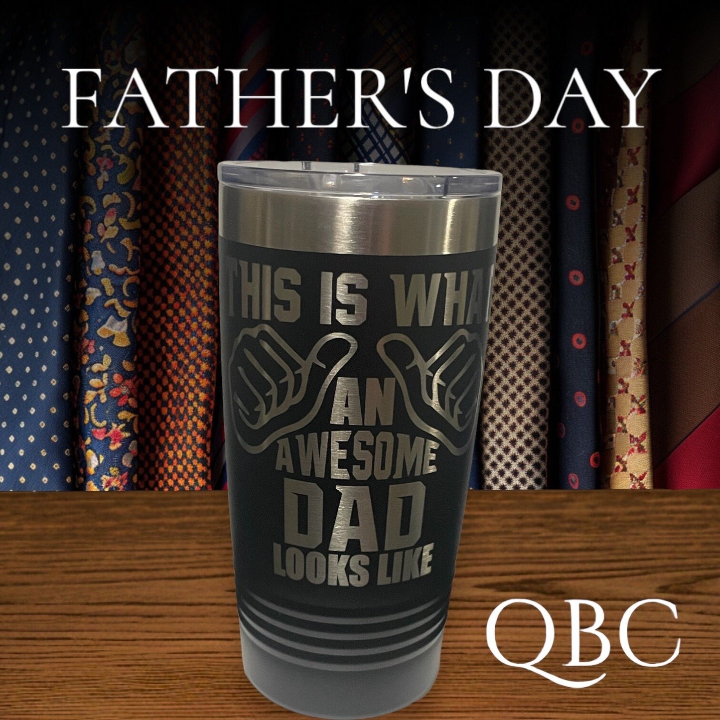Father’s Day Tumbler – “This Is What an Awesome Dad Looks Like” | Personalized Gift for Dad