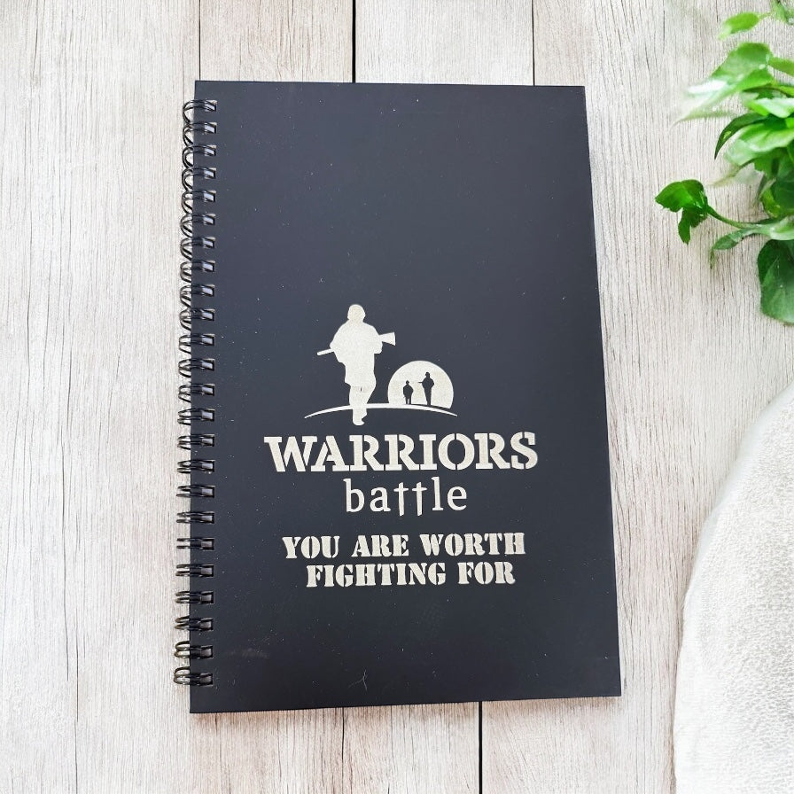Personalized Spiral-Bound Journal – Custom Engraved Hard Cover | Gifts for Grads, Clients, and Writers