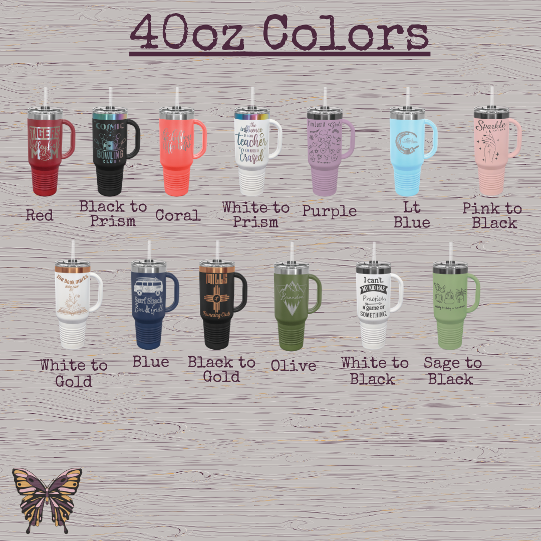 Personalized Tumblers Custom Design Request