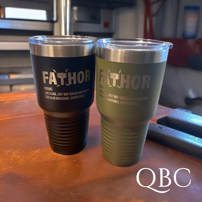 Vaso grabado personalizado de 30 oz, taza de café para el Día del Padre, regalo divertido para papá, regalos para él