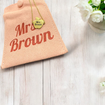 Personalized Apple Necklace – Teach. Love. Inspire. 🍎