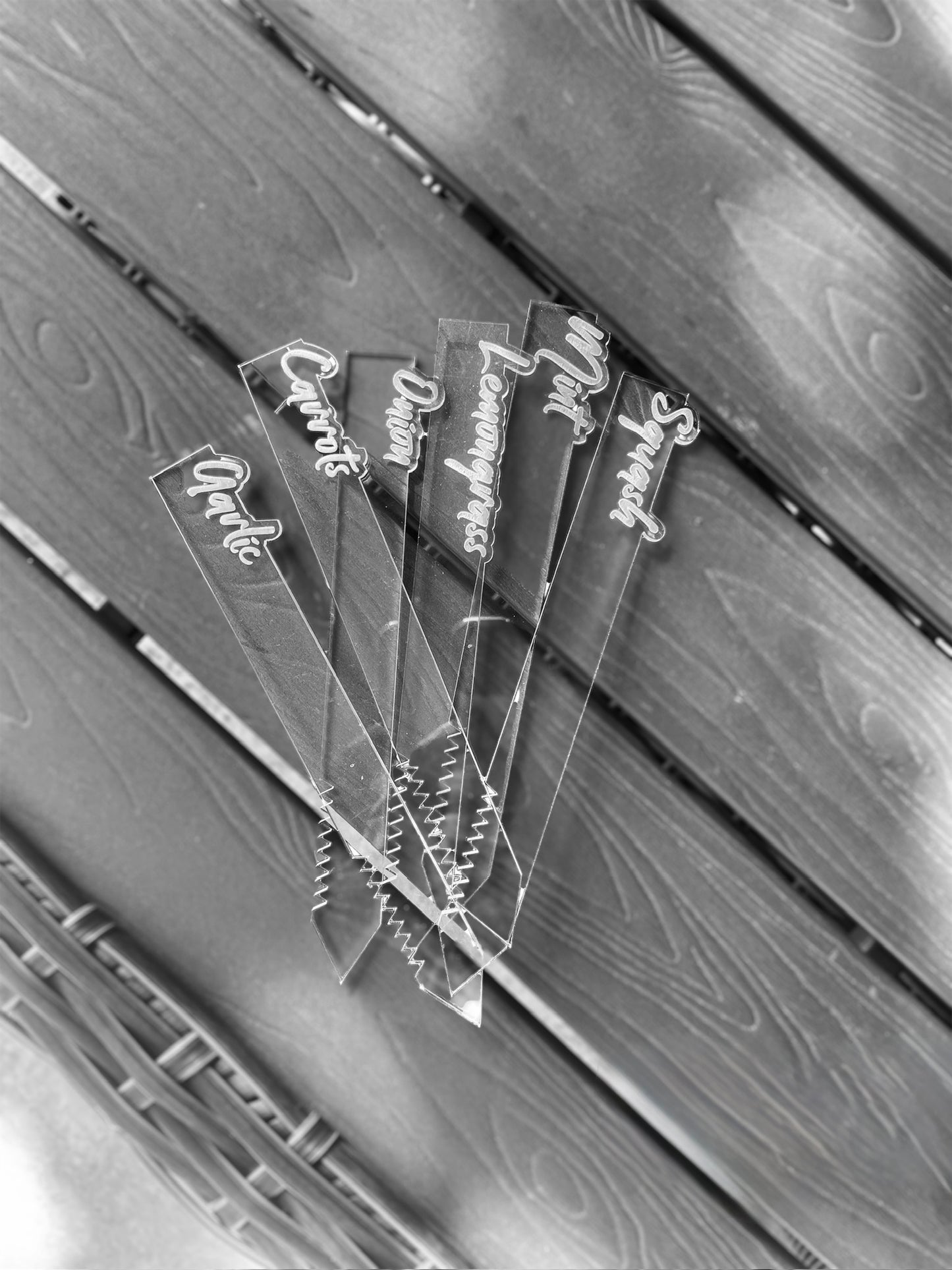 Personalized Acrylic Garden Stakes – Custom Plant Markers | Garden Gift for Plant Lovers