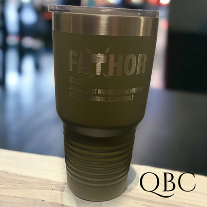 Vaso grabado personalizado de 30 oz, taza de café para el Día del Padre, regalo divertido para papá, regalos para él